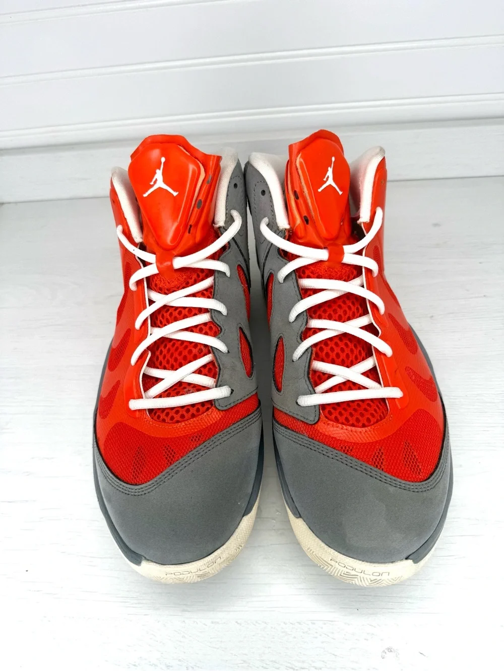 Nike Jordan Play In These Team Orange Cool Grey 510581-800 Men’s Size 9 w/ Box